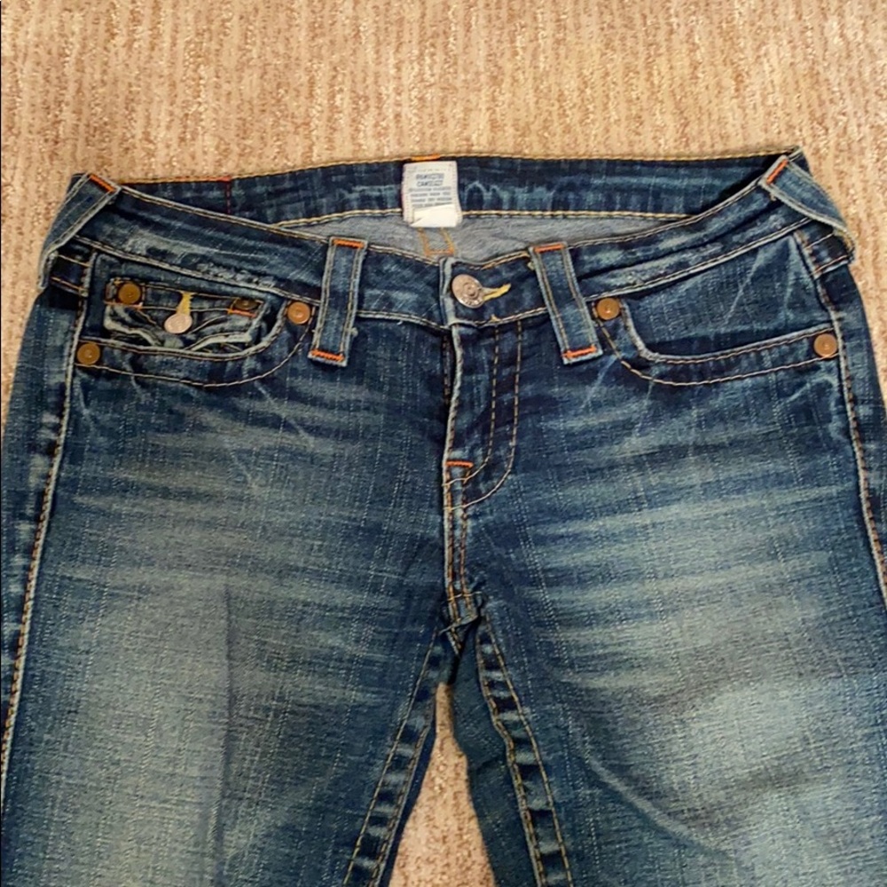 True Religion Wide Leg Jeans in size 29